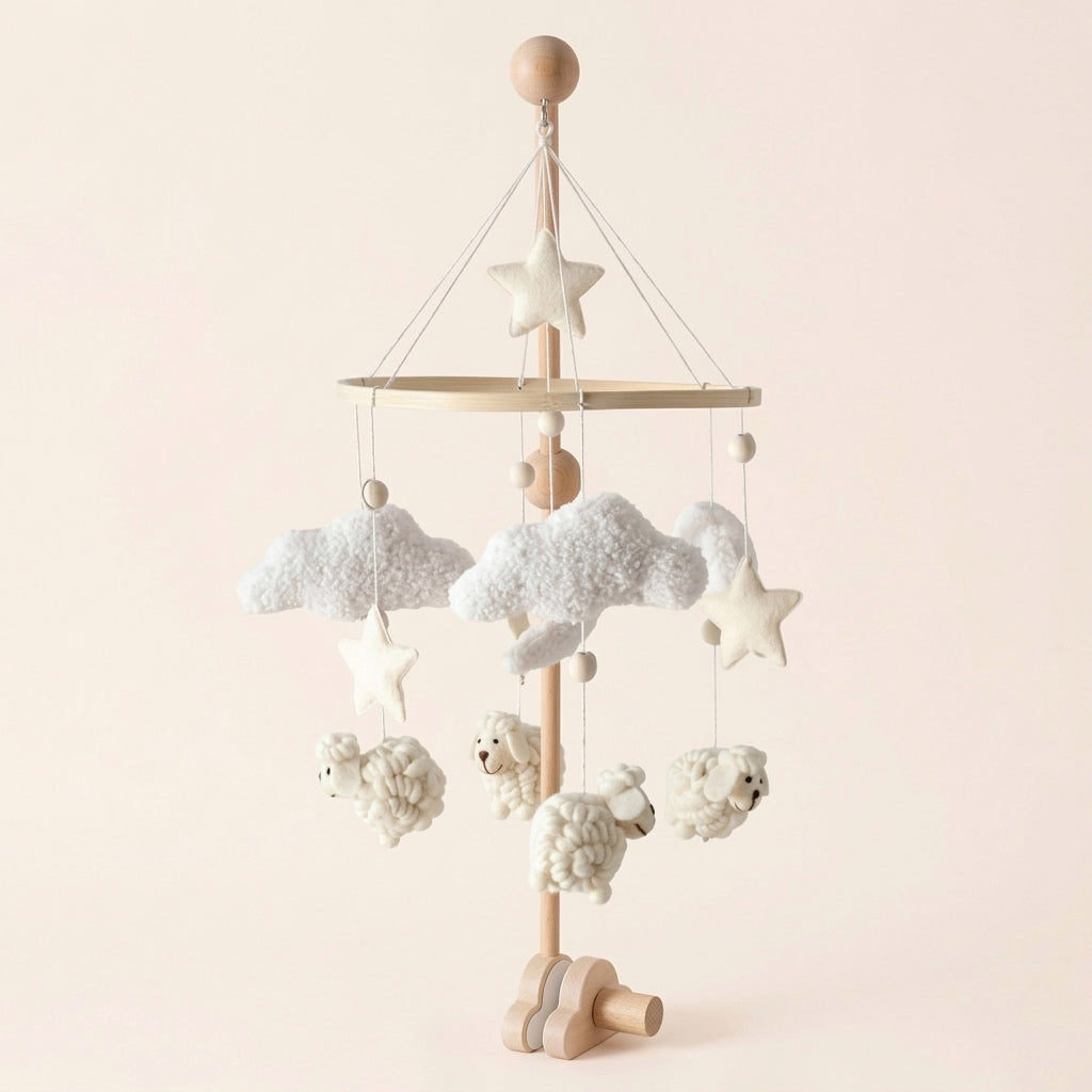 Le Mobile — Suspension Bois Bébé