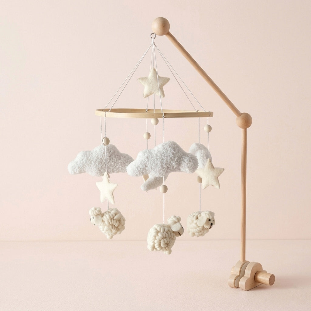 Le Mobile — Suspension Bois Bébé