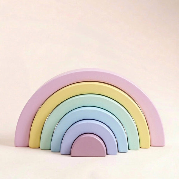 L'Arc-en-Ciel — Jeu d'Empilage Bois