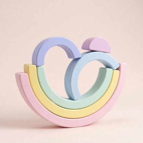 L'Arc-en-Ciel — Jeu d'Empilage Bois